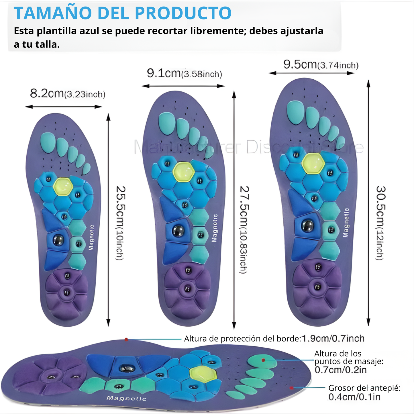 Plantillas Magnéticas de Acupresión